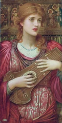 The music faintly falling, dies away Thy dear eyes dream that love will live for aye, 1893